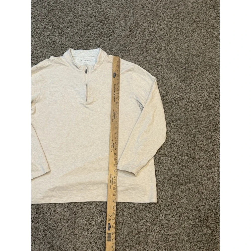 Mizzen Main ProFlex Quarter Zip Mens 2XL Coastal Athleisure Golf Mock Neck 1/4